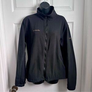 Columbia Titanium fleece jacket black Women Large long sleeve zip up